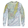 AOP Long Sleeve Tee The Miami Aviator Long Sleeve Performance Crewneck Shirt