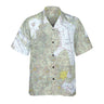 AOP Coconut Button Shirt The Michigan Aviator VFR Coconut Button Camp Shirt