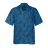 AOP Coconut Button Shirt The Newark Blue Tropical Coconut Button Camp Shirt