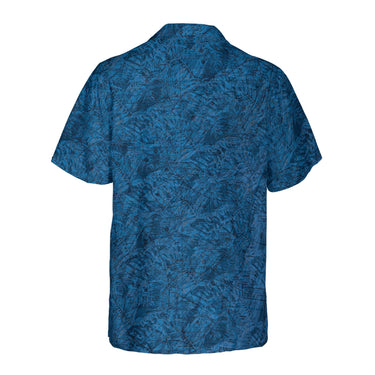 AOP Coconut Button Shirt The Newark Blue Tropical Coconut Button Camp Shirt