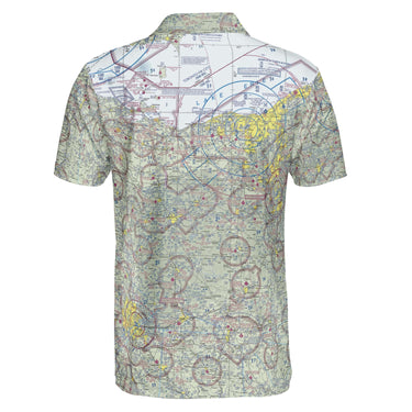 AOP Polo Shirt The Ohio Valley Aviator VFR Polo Shirt