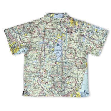 Youth Hawaiian Shirt The Oshkosh VFR Aviator Youth Camp Shirt