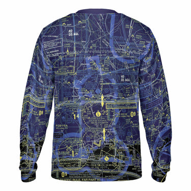 AOP Polo Shirt The Pensacola Naval Aviator Long Sleeve Performance Crewneck Shirt