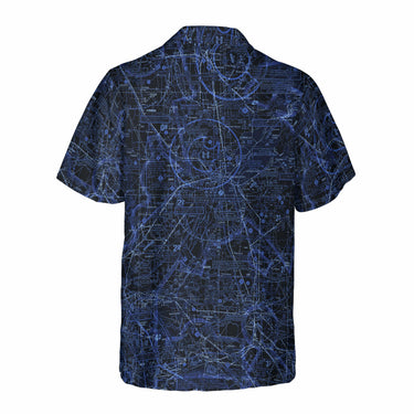 AOP Coconut Button Shirt The Sacramento Night Flight Coconut Button Camp Shirt