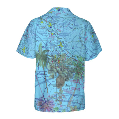 AOP Coconut Button Shirt The San Luis Obispo Blue Sky Coconut Button Camp Shirt