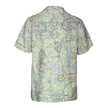 AOP Pocket Hawaiian Shirt The Shreveport-Barksdale Pocket Camp Shirt