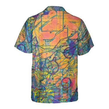 AOP Pocket Hawaiian Shirt The SoCal Abstract Pocket Shirt