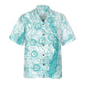 AOP Coconut Button Shirt The South Florida Turquoise Coconut Button Camp Shirt