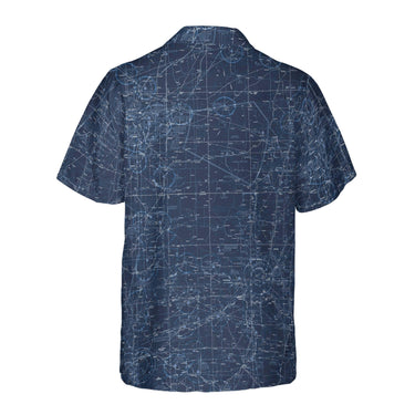 AOP Coconut Button Shirt The Southeast Kansas Blue Night Vision Coconut Button Camp Shirt