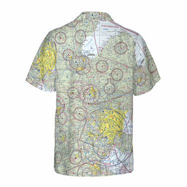 AOP Coconut Button Shirt The Southeast Michigan Aviator Coconut Button Camp Shirt