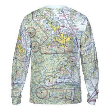 AOP Polo Shirt The Winds of Kitty Hawk Long Sleeve Crewneck Tee Shirt