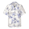AOP Coconut Button Shirt The Amazing Bahamas Blue Floral Coconut Button Camp Shirt