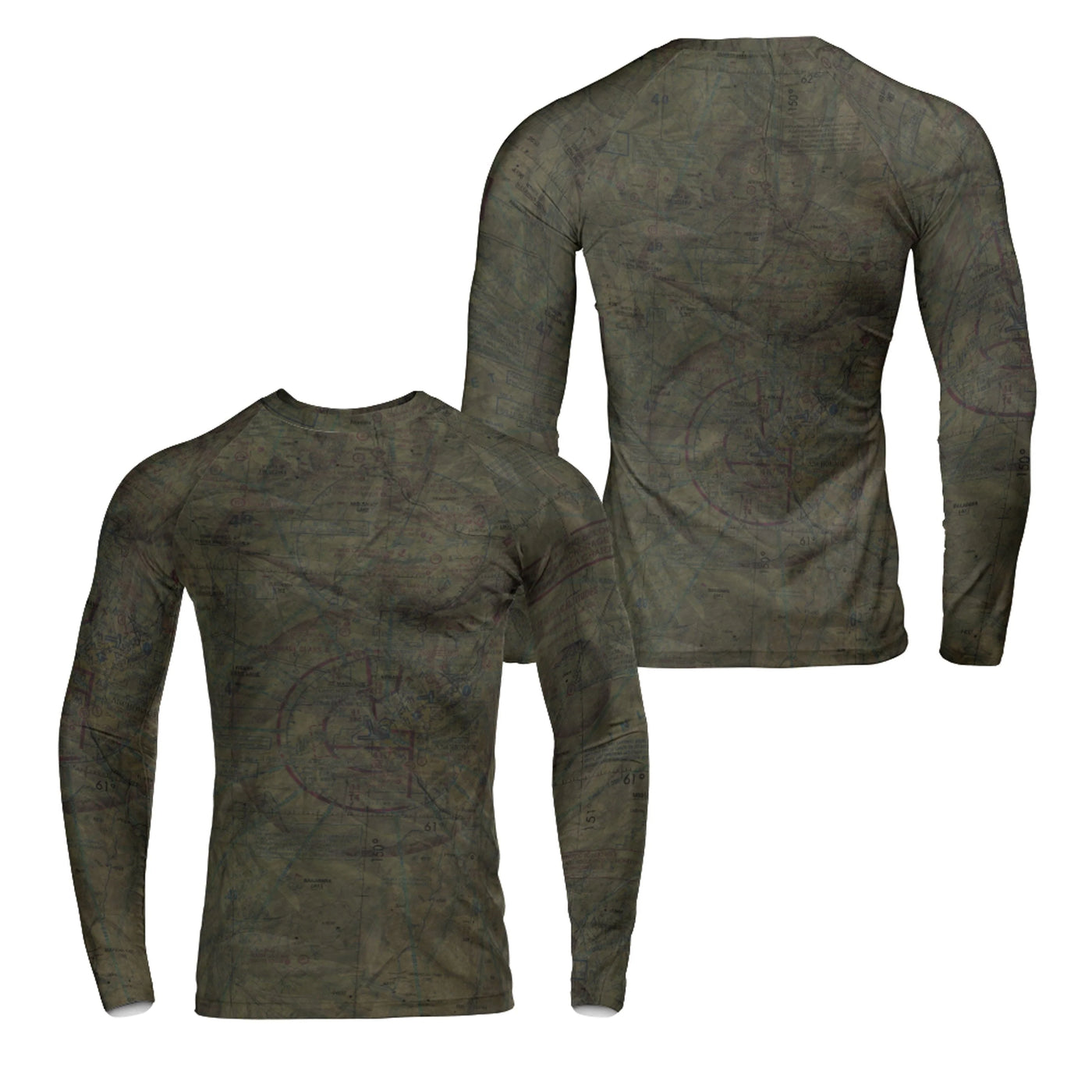 Long Sleeve Rash Guard The Anchorage Long-Sleeve Compression Shirt