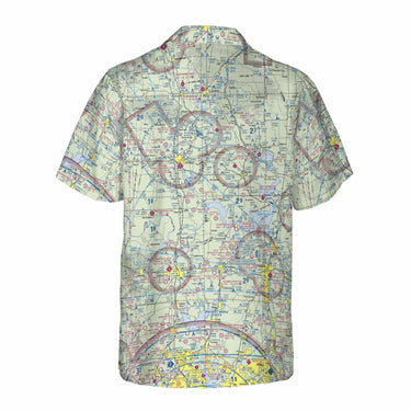 AOP Coconut Button Shirt The Ardmore Aviator VFR Coconut Button Camp Shirt