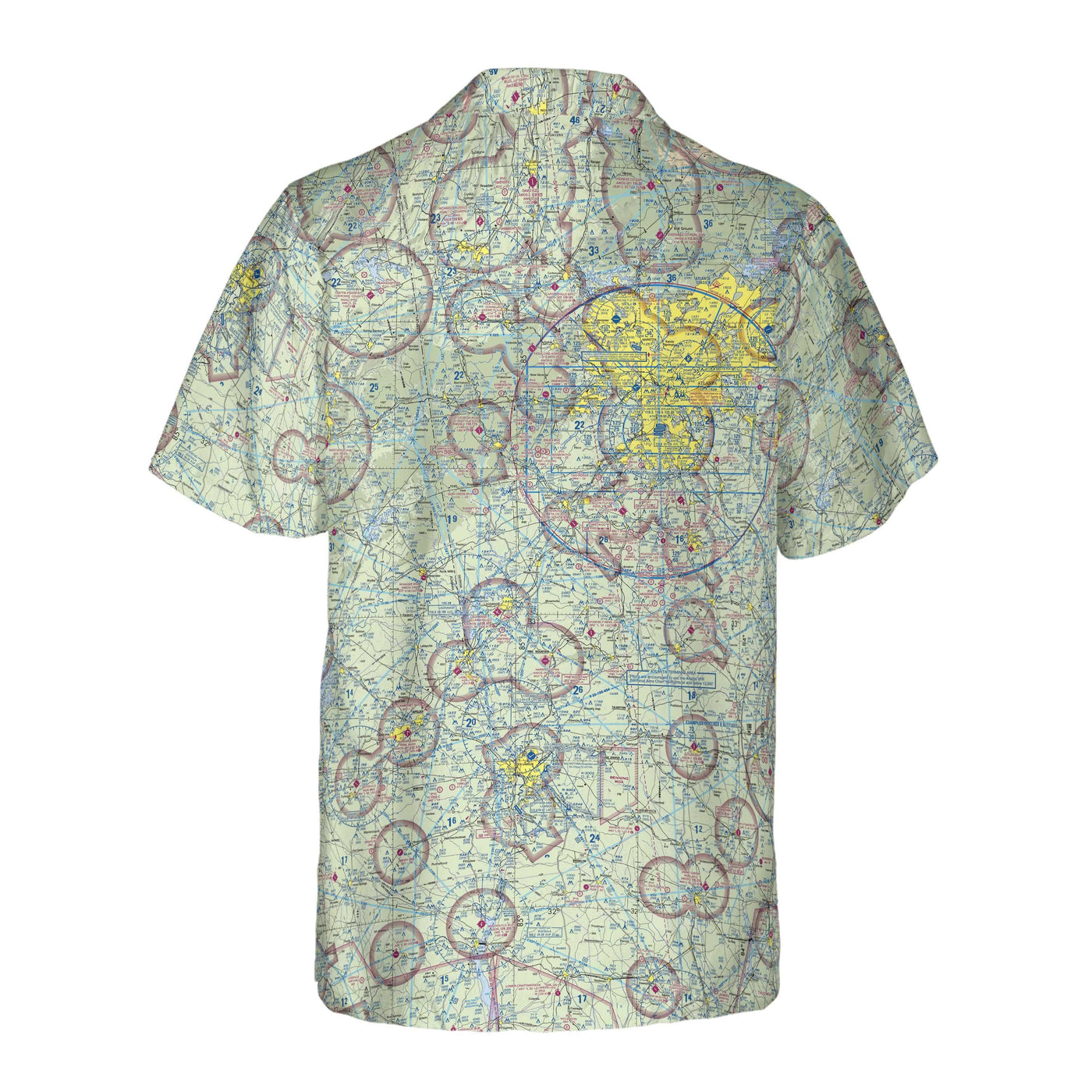 AOP Coconut Button Shirt The Atlanta to Auburn VFR Coconut Button Camp Shirt
