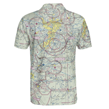 AOP Polo Shirt The Austin VFR Aviator Polo Shirt