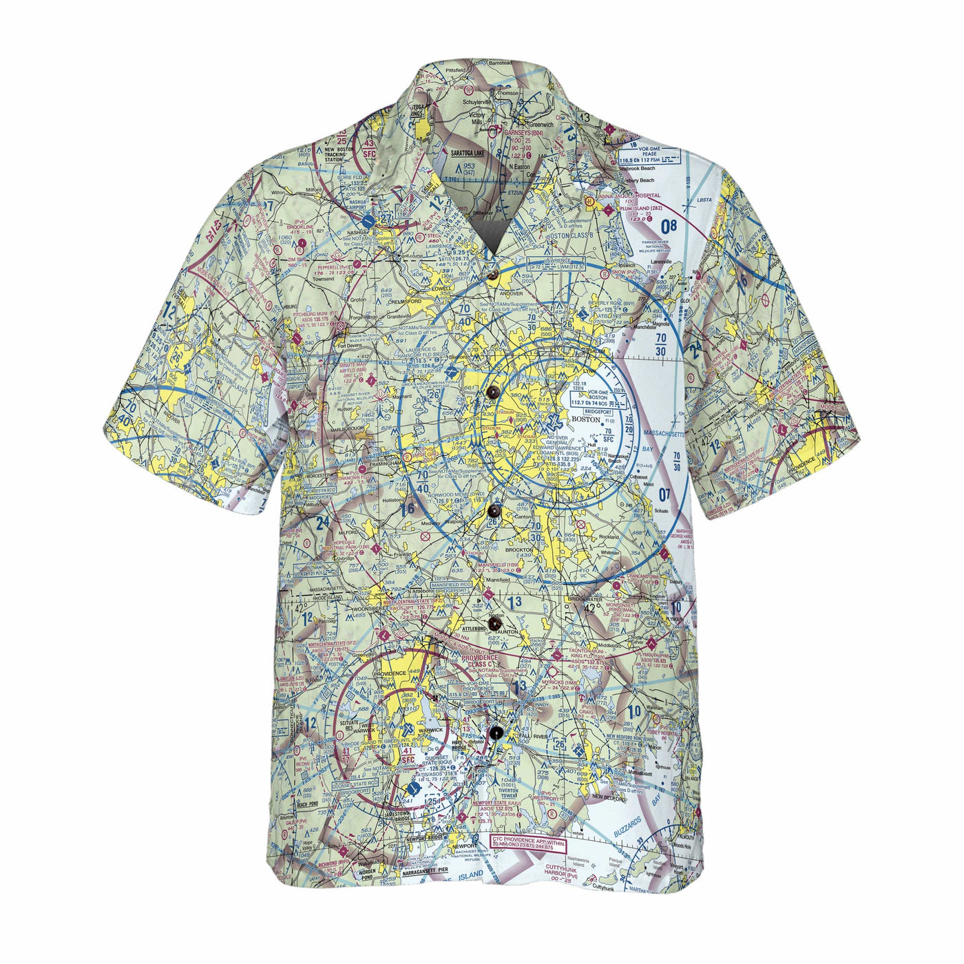 AOP Coconut Button Shirt The Beverly and Boston VFR Coconut Button Camp Shirt