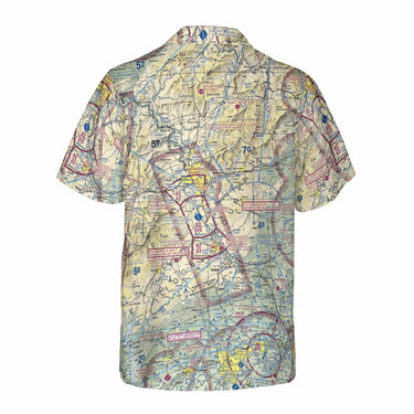 AOP Coconut Button Shirt The Blue Ridge Mountains Aviator Coconut Button Camp Shirt