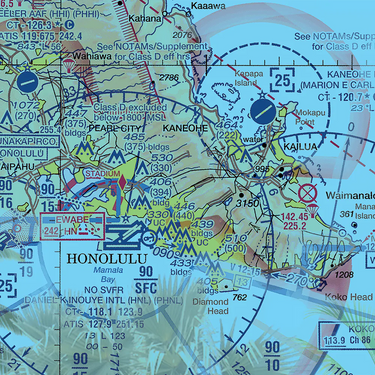 swatch from blue aviation theme polo shirt