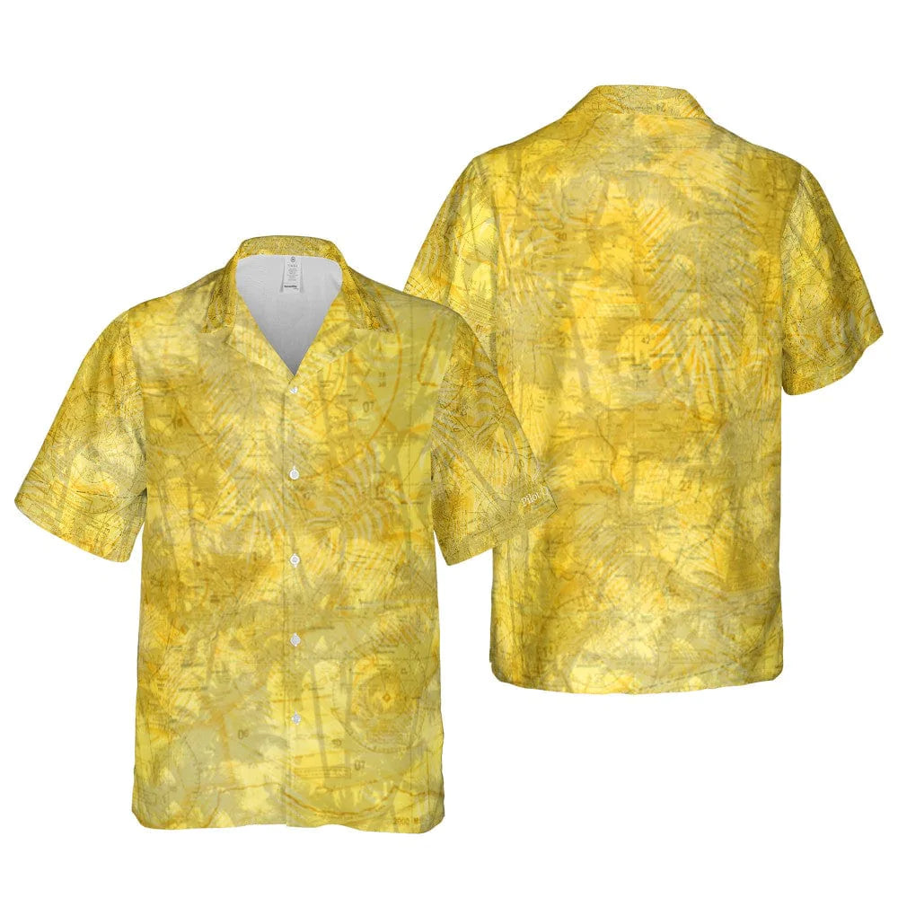 AOP Hawaiian Shirt The Boston Golden Chandelle Shirt