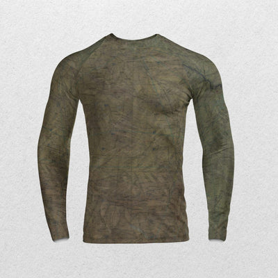 Long Sleeve Rash Guard XS The Brownsville Sectional Long-Sleeve Compression Shirt
