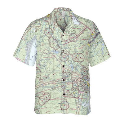 AOP Coconut Button Shirt The Brownsville to Three Rivers Coconut Button Camp Shirt