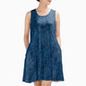 AOP Sleeveless Dress The Chesapeake Bay Blue Tropics Sundress