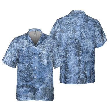 AOP Pocket Hawaiian Shirt The Coeur d'Zwainz Blue Mountain Aviator Pocket shirt