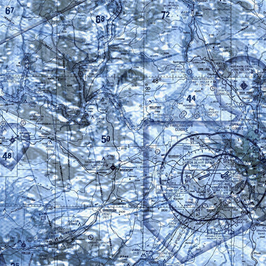 AOP Pocket Hawaiian Shirt The Coeur d'Zwainz Blue Mountain Aviator Pocket shirt