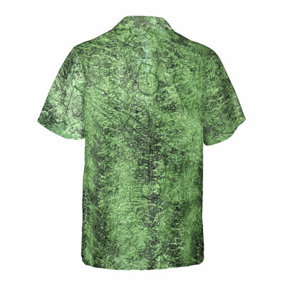 AOP Pocket Hawaiian Shirt The Coeur d'Zwainz Green Mountain Aviator Pocket shirt