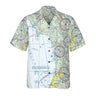 AOP Coconut Button Shirt The Crystal River and Cedar Key VFR Coconut Button Camp Shirt