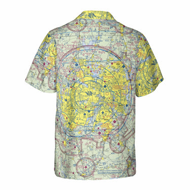 AOP Pocket Hawaiian Shirt The Dallas Aviator VFR Pocket Shirt