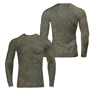 Long Sleeve Rash Guard The Dallas Sectional Long-Sleeve Compression Base Layer Shirt