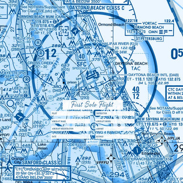 Tee Shirt The Daytona First Solo Blue Tee