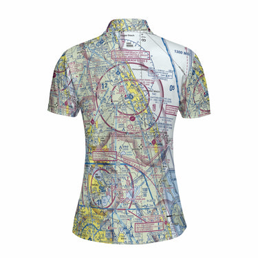 Women Polo Shirt The Daytona Flight Above Women's Polo Shirt