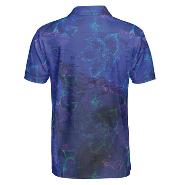 AOP Polo Shirt The Deep Blue Hawaii Polo Shirt