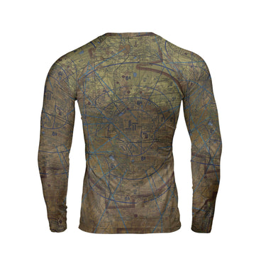 Long Sleeve Rash Guard The Denver Sectional Long-Sleeve Compression Base Layer Shirt