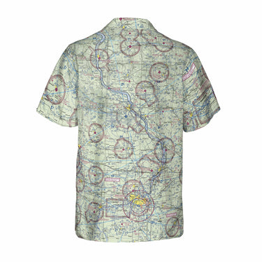 AOP Hawaiian Shirt The Dubuque VFR Flight Above Camp Shirt
