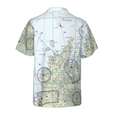 AOP Coconut Button Shirt The Dune Bird Leelanau Flyer Coconut Button Camp Shirt