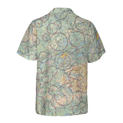 AOP Coconut Button Shirt The East Tennessee Aviator VFR Coconut Button Camp Shirt