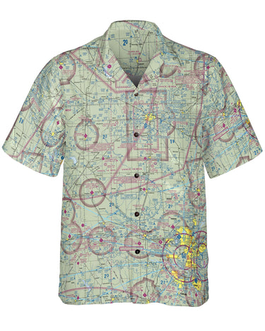 AOP Coconut Button Shirt The Enid and Vance AFB VFR Aviator Coconut Button Camp Shirt