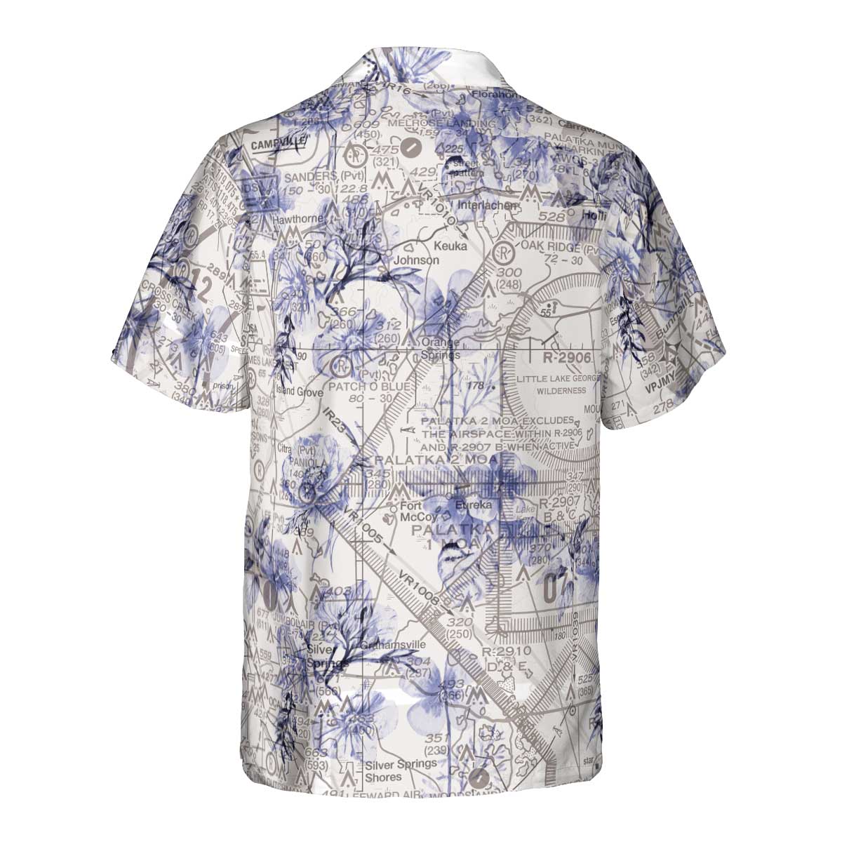 AOP Hawaiian Shirt The Flagler Surf Coast Aviator Pocket Shirt