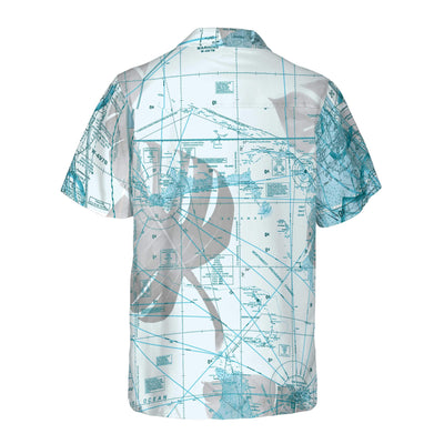 AOP Coconut Button Shirt The Florida to Bahamas Tropical Turquoise Coconut Button Camp Shirt