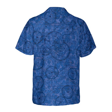 AOP Coconut Button Shirt The Ft Bragg Tropical Blue Coconut Button Camp Shirt