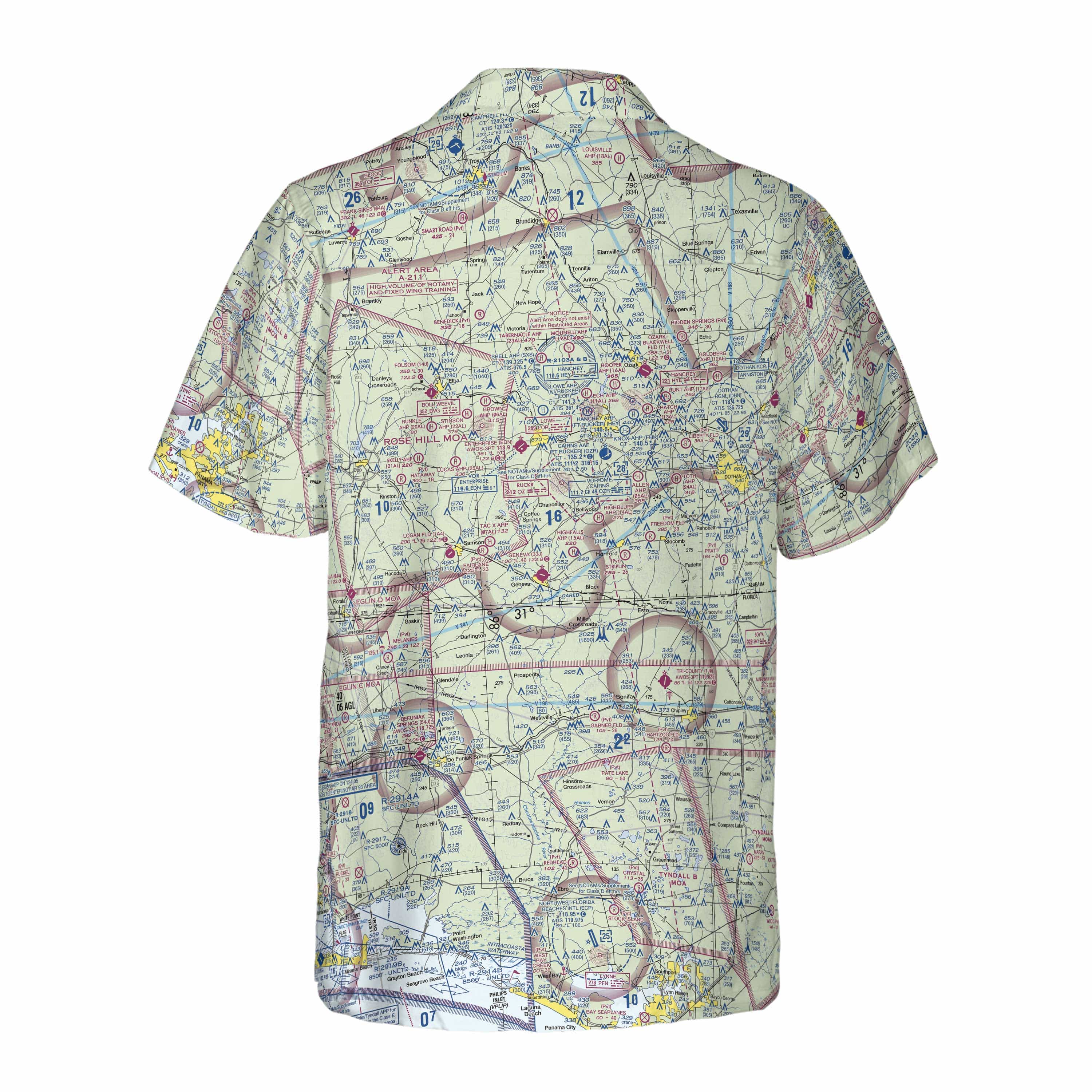 Above The Best Logo Fort Rucker The Ft. Rucker VFR Aviator Coconut Button Camp Shirt – pilotquarters