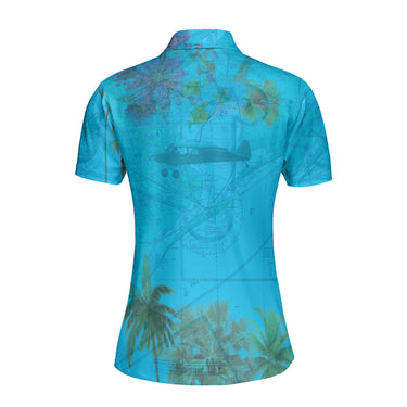 Women Polo Shirt The Galveston Piper J3 Blue Sky Women's Polo Shirt