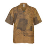 AOP Coconut Button Shirt The Grand Canyon Deep Gold SFRA Coconut Button Camp Shirt