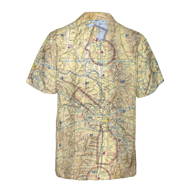 AOP Coconut Button Shirt The Great Falls Aviator VFR Coconut Button Camp Shirt