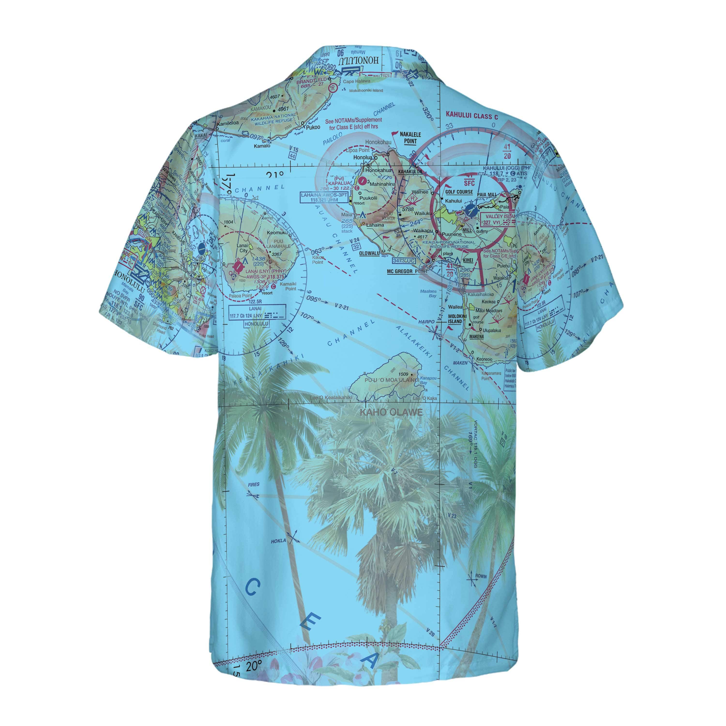 AOP Coconut Button Shirt The Hawaiian Blue Sky Coconut Button Camp Shirt