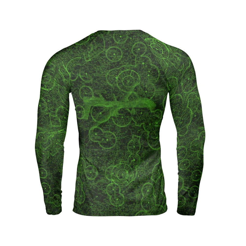 Long Sleeve Rash Guard The Huntsville to Fort Campbell Long-Sleeve Compression Base Layer Shirt